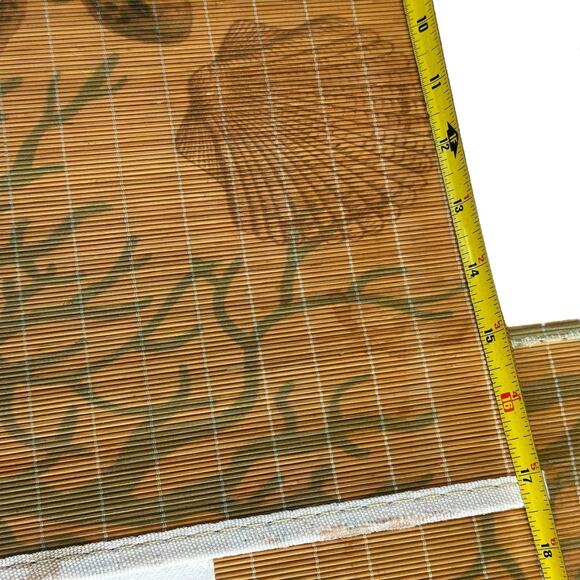 vintage sea turtle bamboo hawaiian place mats Set Of 5 - Picture 8 of 10